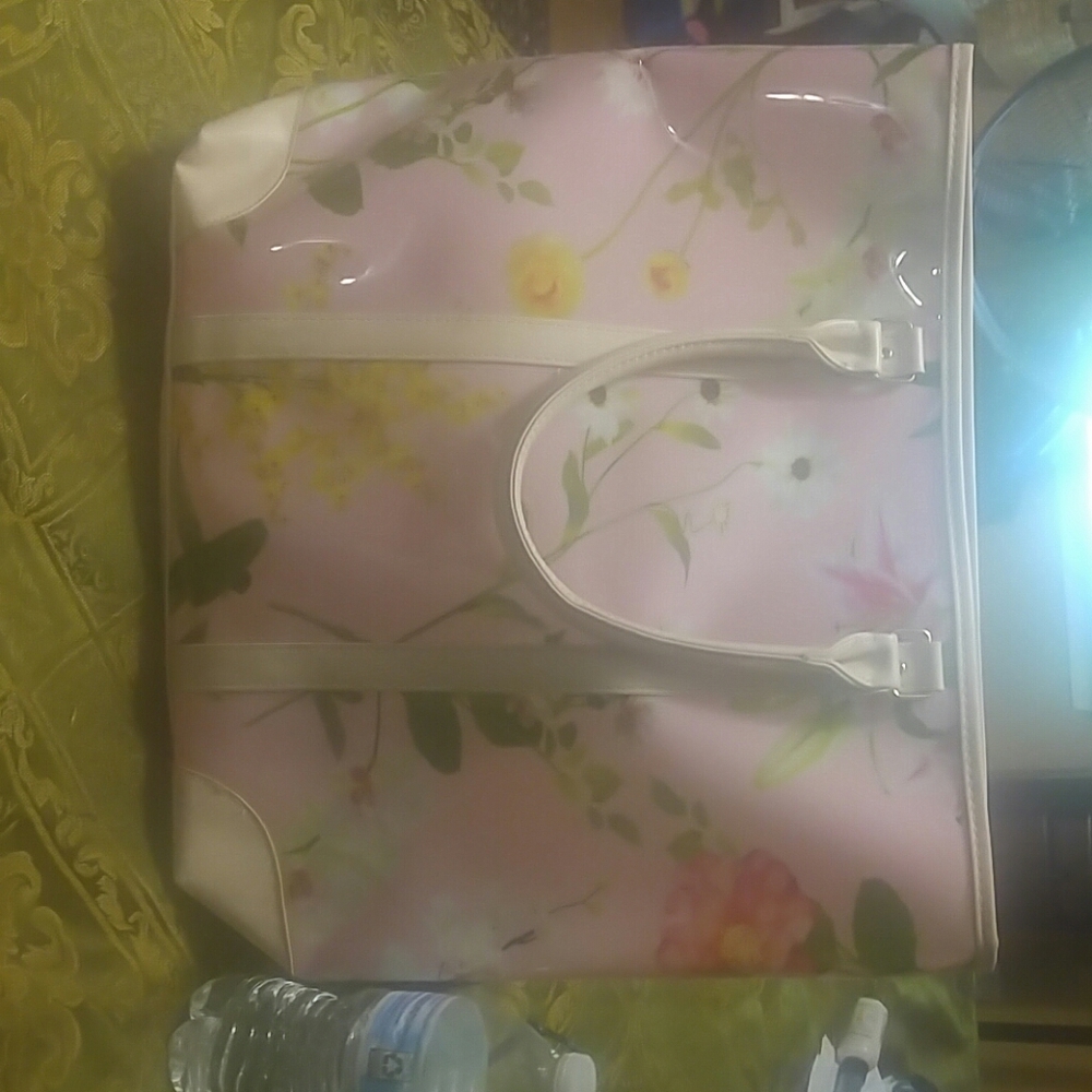 Large flower tote - Picture 3 of 3